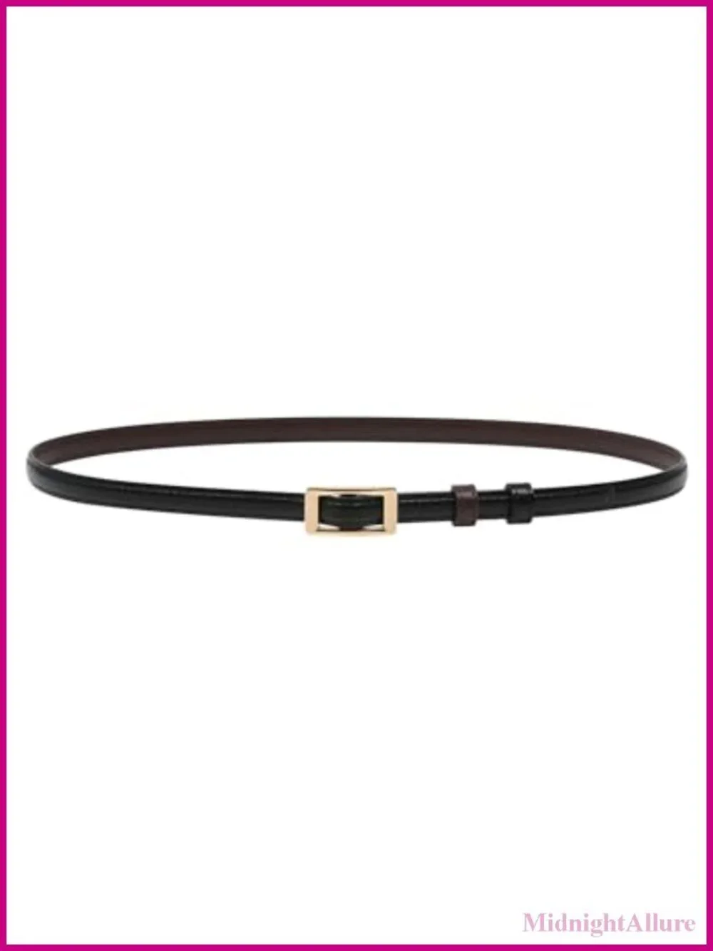 Hole-Free Reversible Skinny Belt 1/2